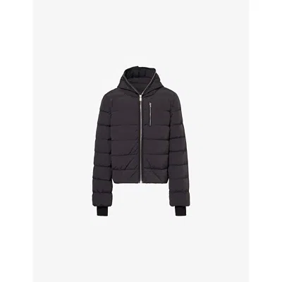Rick Owens Mens Black Gimp Padded Shell-down Jacket