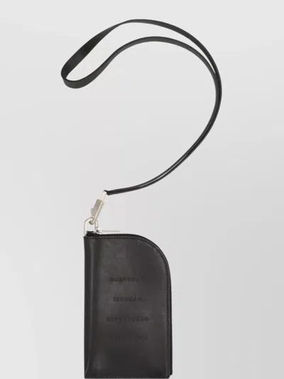 Rick Owens Metal Hardware Leather Strap Wallet