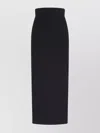 Rick Owens Midi High-waisted Skirt Knee Length In Black
