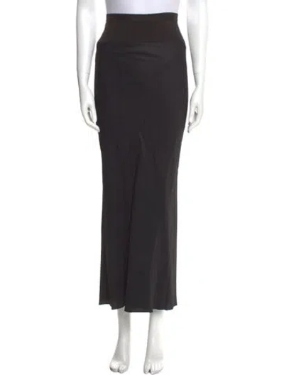 Pre-owned Rick Owens Midi Length Skirt In Gray