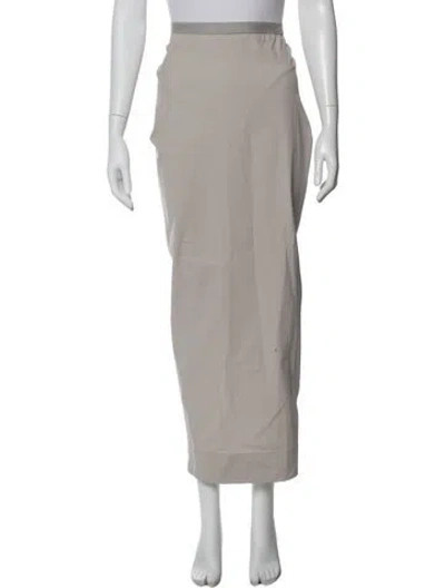 Pre-owned Rick Owens Midi Length Skirt In Gray