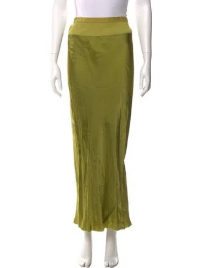 Pre-owned Rick Owens Midi Length Skirt In Green