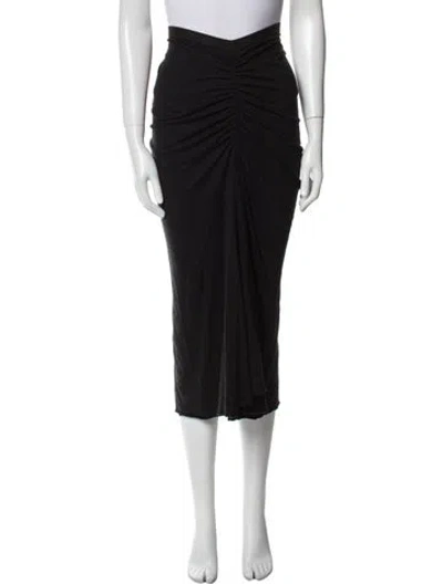 Pre-owned Rick Owens Midi Length Skirt In Multi
