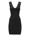 Rick Owens Tank Minikleid Mit Engem Schnitt In Black