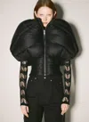 Rick Owens Mini Horus Sl Jkt Down Jacket In Black