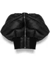 Rick Owens Mini Horus Sl Jkt Down Jacket In Black