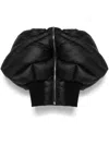 Rick Owens Mini Horus Sl Jkt Down Jacket In Black
