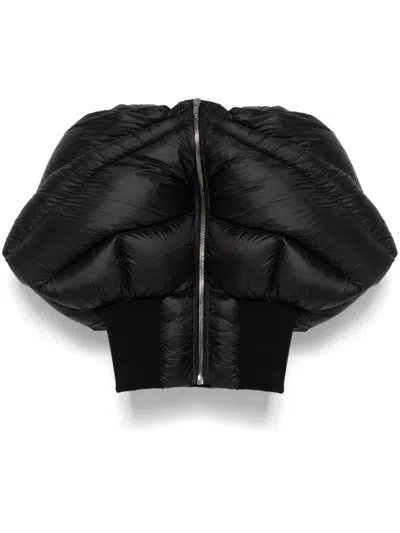 Rick Owens Mini Horus Sl Jkt Down Jacket In Black