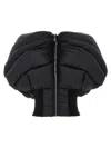 Rick Owens Mini Horus Sl Jkt Down Jacket In Black