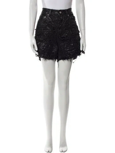 Pre-owned Rick Owens Mini Shorts In Black