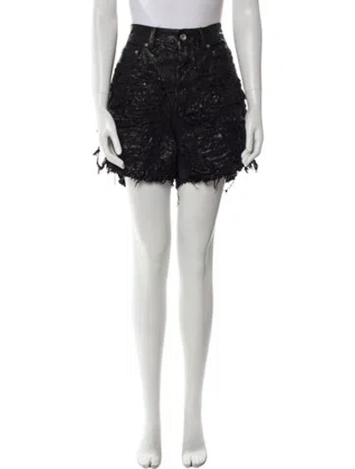 Pre-owned Rick Owens Mini Shorts In Black