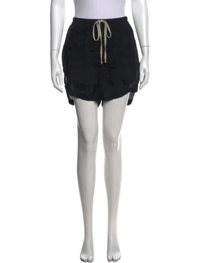 Pre-owned Rick Owens Mini Shorts In Black