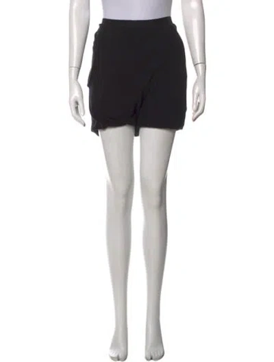 Pre-owned Rick Owens Mini Shorts In Black