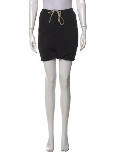 Pre-owned Rick Owens Mini Shorts In Black