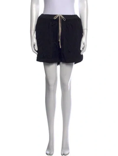 Pre-owned Rick Owens Mini Shorts In Black