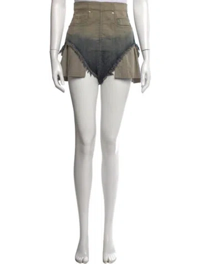 Pre-owned Rick Owens Mini Shorts In Grey