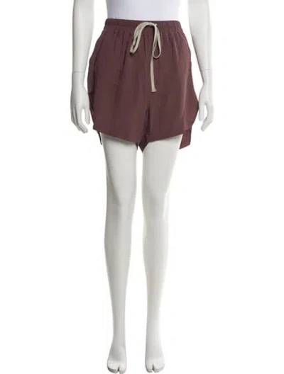 Pre-owned Rick Owens Mini Shorts In Purple