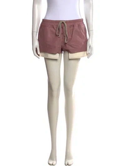 Pre-owned Rick Owens Mini Shorts In Purple