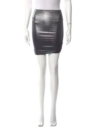 Pre-owned Rick Owens Mini Skirt In Black