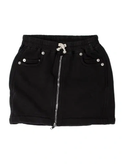 Pre-owned Rick Owens Mini Skirt In Blue
