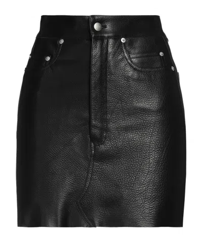 Rick Owens Mini Skirts In Black