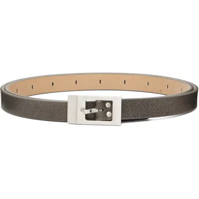 Rick Owens Mini Stooges Belt Washed Black In Brown