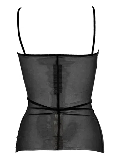 Rick Owens Mini Top For Women In Black