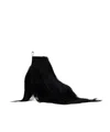Rick Owens Minimal Grill Chelsea Boots In Black