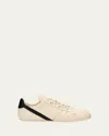 Rick Owens Minimal Leather Low-top Sneakers In Nude