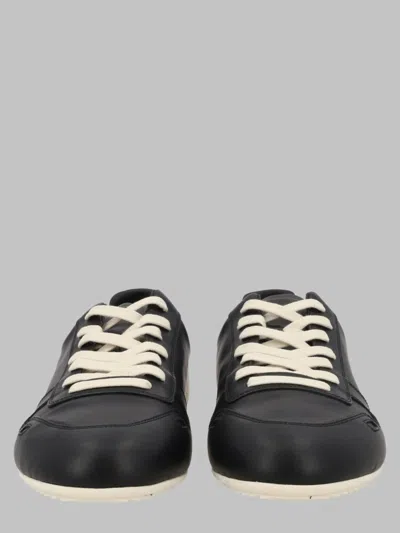 Rick Owens Minimal Leather Sneaker In Multi