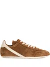 Rick Owens Concordians Minimal Sneak Sneaker In Brown