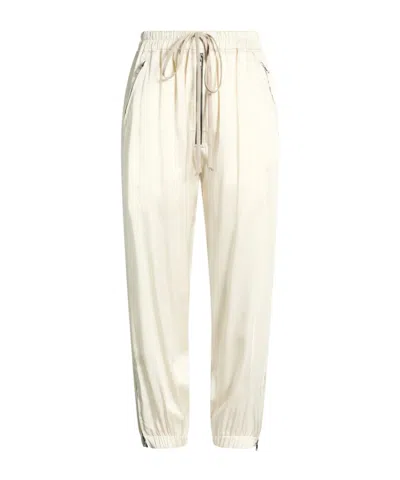 Rick Owens Minimal Tapered Pants In White