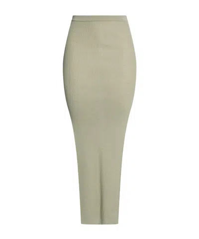 Rick Owens Minimalist Solid-color Knit Dress In Neutral
