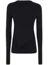 Rick Owens Longsleeves Babel Top In Black