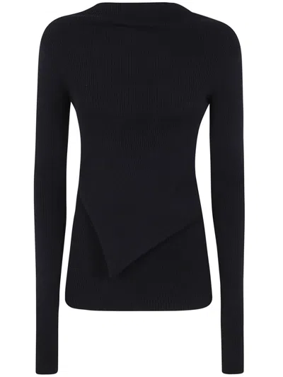 RICK OWENS MOCK COLLAR BLOUSE