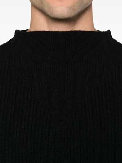 Rick Owens Mock-neck Sweater