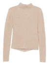 Rick Owens Mock-neck Sweater In Pink