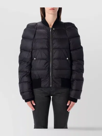 RICK OWENS MODERN QUILTED DOWN JACKET POCKETS