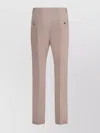 Rick Owens Modern Wool Cigarette Pants With Belt Loops