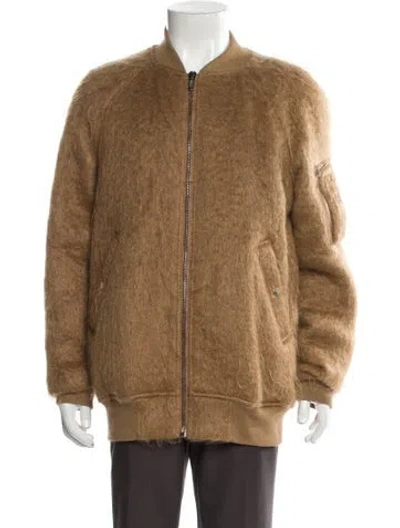 Pre-owned Rick Owens Mohair Jacket In Brown