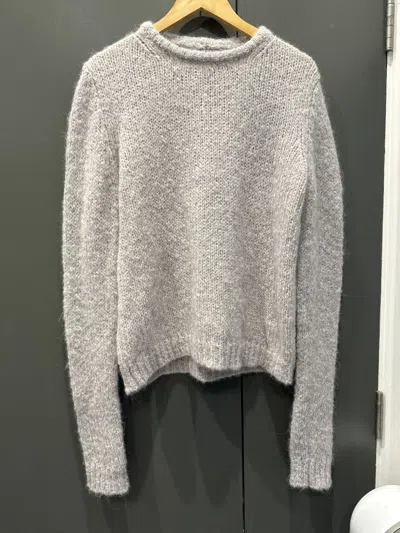 Pre-owned Rick Owens Mohair Sweater In Grey