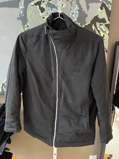 Pre-owned Rick Owens Mollino Down Jacket In Black