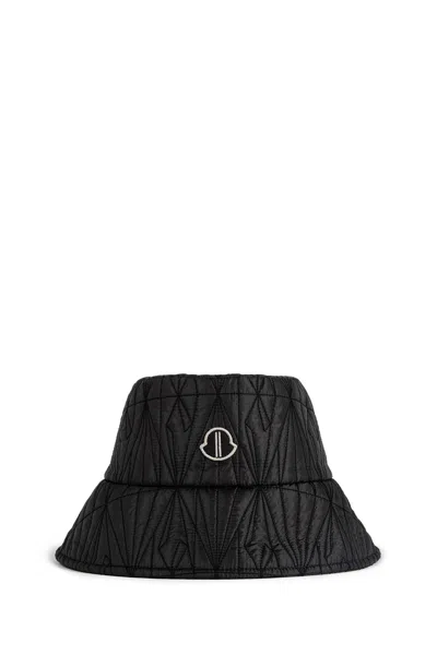Rick Owens Moncler Bucket Hat In Black