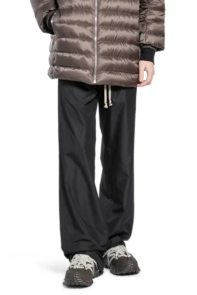 Rick Owens Moncler Collaboration Drawstring Pants In Black
