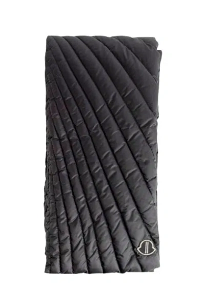 Rick Owens Moncler Collaboration Radiance Scarf In Black