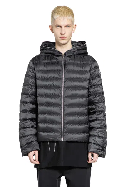 Rick Owens Moncler Collaboration Ziplock Down Jacket In Black