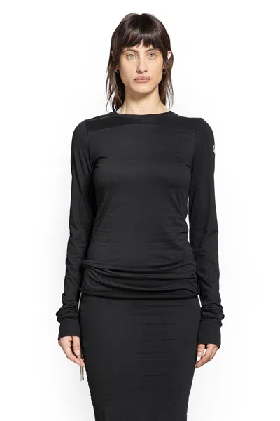Rick Owens Moncler Girder Ls T In Black