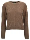 Rick Owens Moncler +  'biker' Sweater In Brown