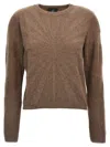 Rick Owens Moncler +  'biker' Sweater In Brown