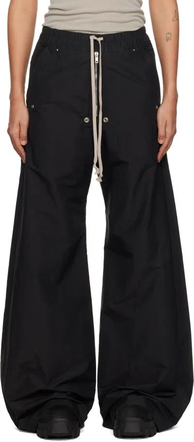 Rick Owens Moncler +  Black Belas Trousers In 999 Black